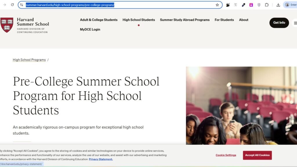 Ivy League research programs for high school students