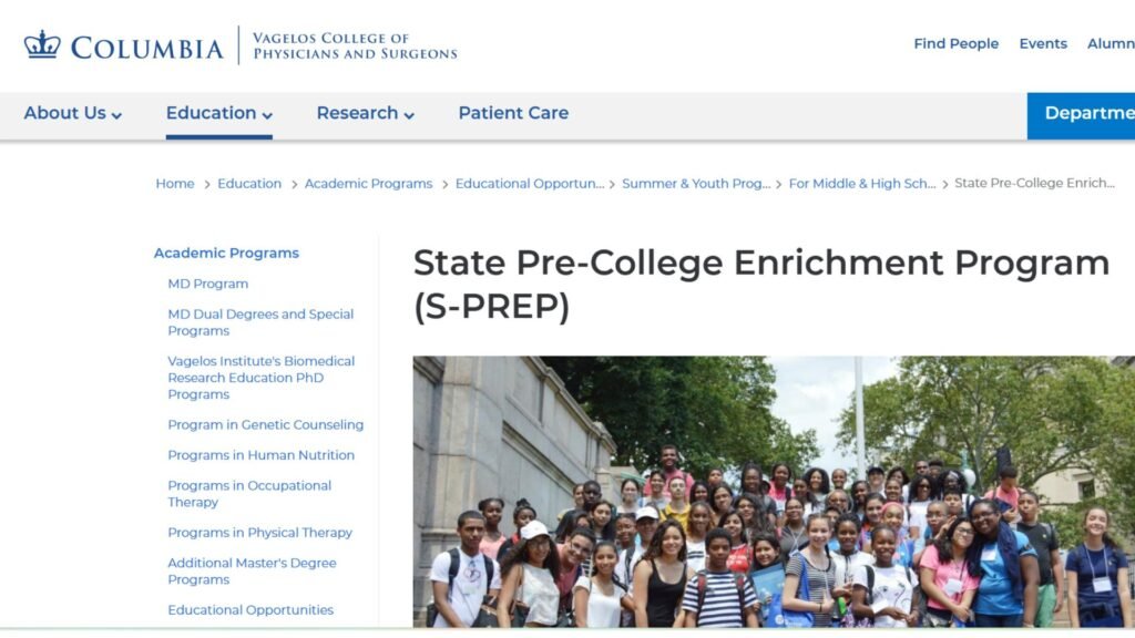 High school research mentorship programs