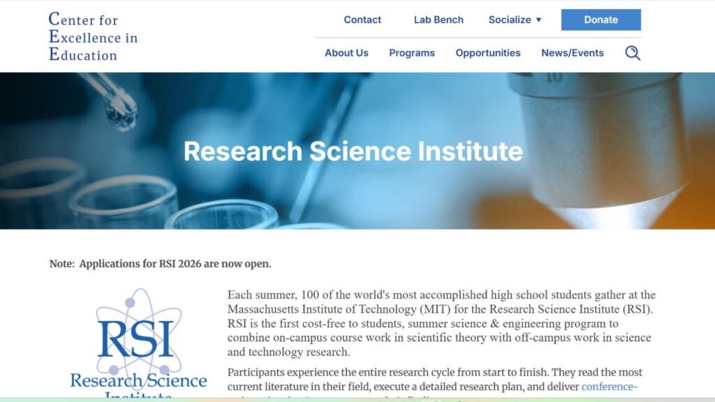 Ivy League research programs