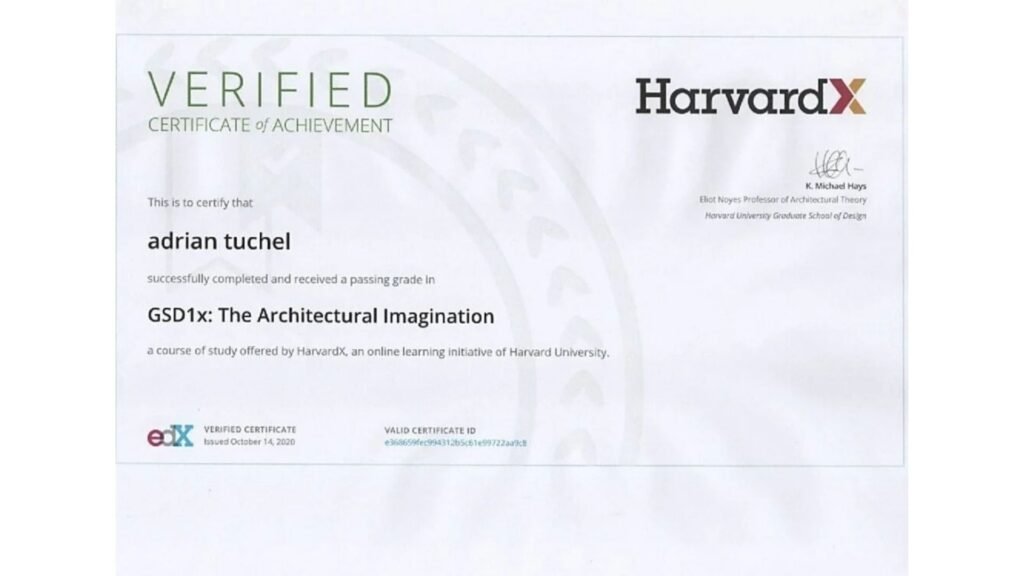 The Architectural Imagination – Harvard University