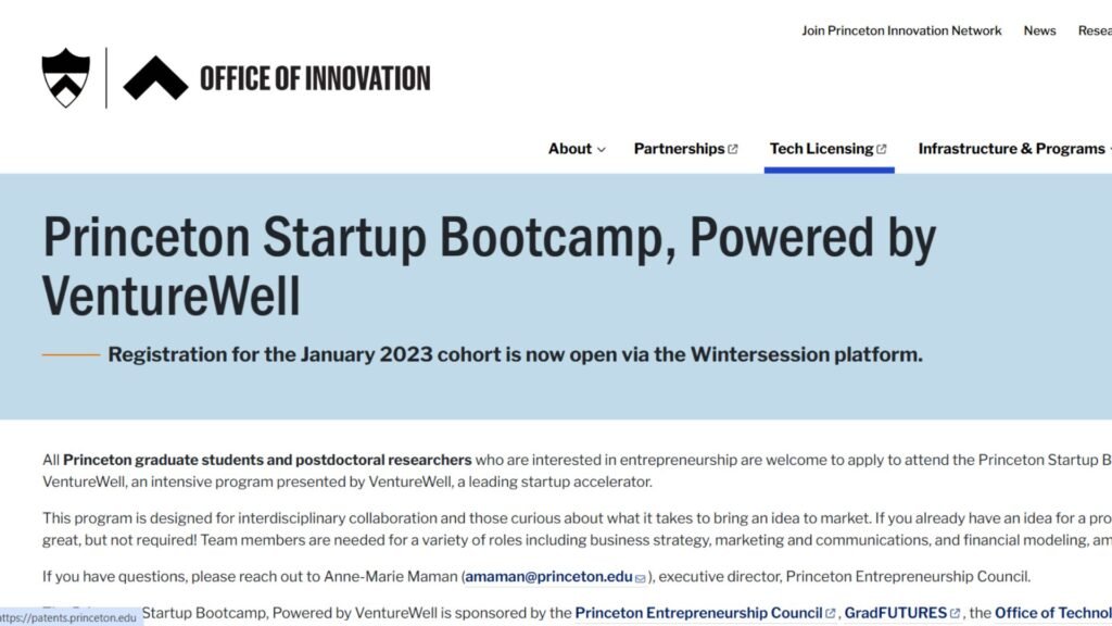 Ivy League entrepreneurship programs