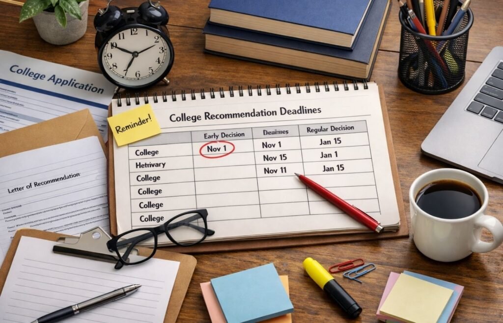 Recommendation Submission Deadlines