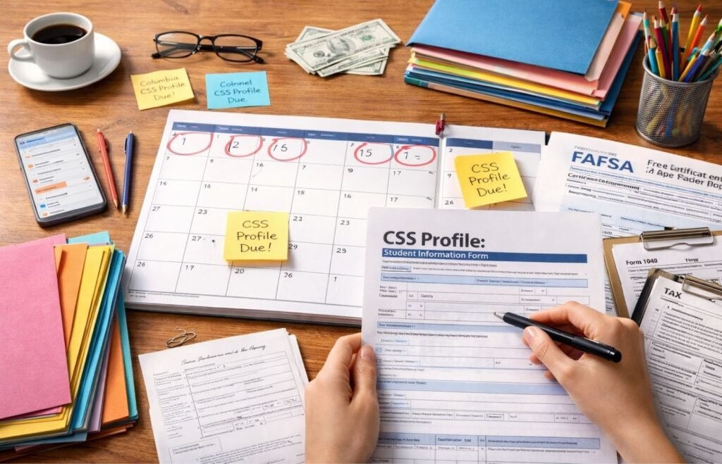 CSS Profile Deadlines (Regular Decision)