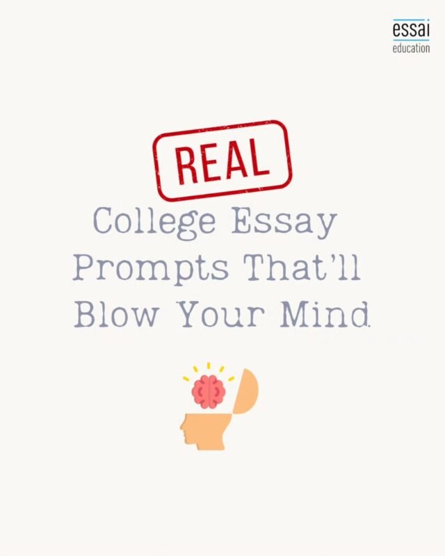 As we go through the submissions of the #FranklinEssayPrize, we can't help but think of some of these essay prompts. 

If you want your experiences turned into a powerful story, book your consultation today. Visit the link in our bio, or go to essai.in

#collegessays #ivyleague #highereducation