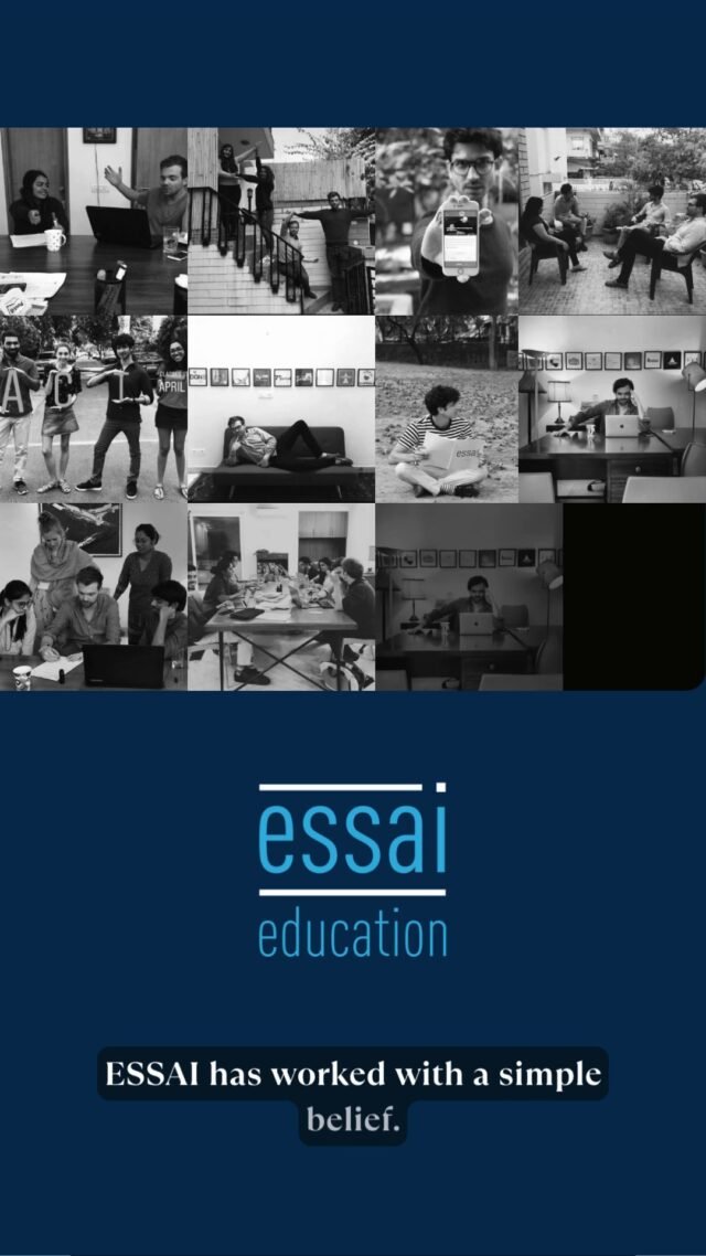 Most students follow a standard path when it comes to admissions.

The problem is, selective universities are not looking for standards.

At Essai, the focus is on building direction, not just profiles.

Every student’s journey is mapped with intent, backed by years of studying real admission outcomes and understanding what actually works.

From choosing the right academic path to shaping a clear and honest narrative, every step is designed to reflect who the student truly is and where they belong.

The difference is not in doing more. It is in doing the right things with clarity.

#Essai #CollegeAdmissions #StudyAbroad #IvyLeague #AdmissionsStrategy
