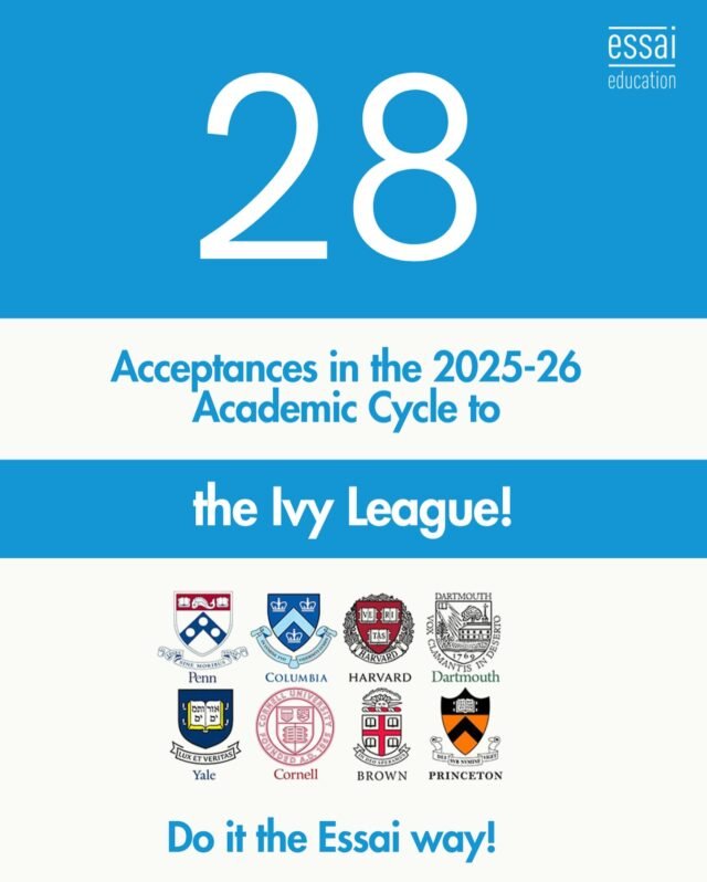 The journey to the Ivy League continues! 🚀 

With 28 acceptances in the 2025-26 cycle so far, let’s keep pushing boundaries and scaling new heights! Who’s ready to take the next step? 📚

#ivyleague #ivyleagueadmissions #accepted #congrats #harvard #yale #princeton #columbia #collegebound