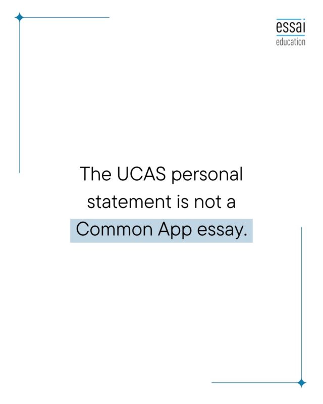 Every year, students paste their Common App essay into UCAS and wonder why Oxbridge doesn't call.

The two documents answer different questions. The Common App essay asks "who are you?", it rewards personal narrative and voice, and the best ones are often about small, ordinary moments.

The UCAS statement asks "why this subject, and what have you done about it?", It rewards academic engagement: the reading beyond the syllabus, the project, the question you can't stop thinking about.

A moving story with no academic substance reads as fluff to a UK tutor; a reading list reads as cold to a US officer.

And note: UCAS now structures the statement as three specific questions, making the academic focus even more explicit.

Applying to both systems means writing two genuinely different documents, and the Oxbridge deadline is October 15. We coach both. Link in bio.

#UCAS #PersonalStatement #Oxbridge #CommonApp #UKAdmissions #EssaiEducation