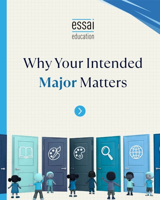 Your intended major does more than define what you study.

It changes how your application is evaluated.

The same university can be a match for one subject and highly competitive for another. 

That is because admissions are often reviewed within departments.

Understanding this helps you position your application more realistically and avoid common mistakes.

Strategy is not just about where you apply, but how you apply.

#IntendedMajor #AdmissionsStrategy #Essai #StudyAbroad #CollegePlanning