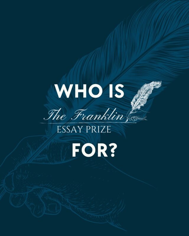 Who is the #FranklinEssayPrize for? Swipe 👉 and find out!

#essay #highschool #academic #contests