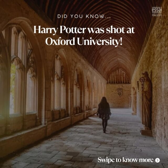 Oxford ➡️ Magic ➡️ Harry Potter 👓🪄

Yes, you read that right! The enchanting world of Hogwarts was filmed at Oxford! 🧙‍♂️✨ 

It doesn’t just end here… Swipe to find out more secrets about Oxford 🏰

#harrypotter #harrypotterworld #oxforduniversity #oxfordgraduation #oxford #didyouknow