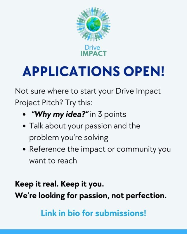 DriveImpact applications are open! 

Talk about your passion, show the problem you’re solving, and reference the impact you’re creating. 

We’re looking for passion, not perfection.

Register now: https://events.essaieducation.in/drive-impact

#DriveImpact #EssaiEducation #StudentLeadership #CollegeAdmissions #Innovation