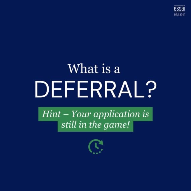 A deferral isn’t a rejection—it’s your second chance to show the admissions committee why you belong at your dream school.