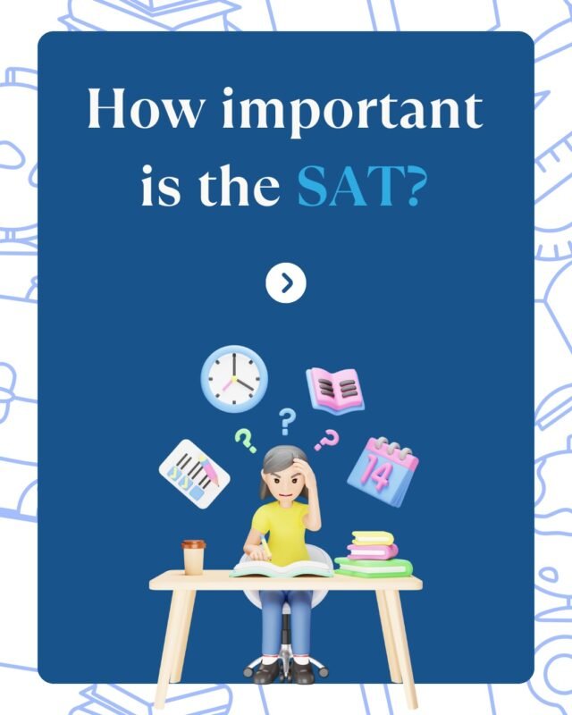 How important is the SAT?

It still matters, but not in isolation.

Strong scores can support your application, but they do not define it. Universities look at your full profile, including academics, interests, and overall consistency.

Your SAT is one part of the story, not the whole story.

Focus on building a complete profile → essai.in

#SATPrep #CollegeAdmissions #StudentProfile #EssaiEducation #IvyLeague