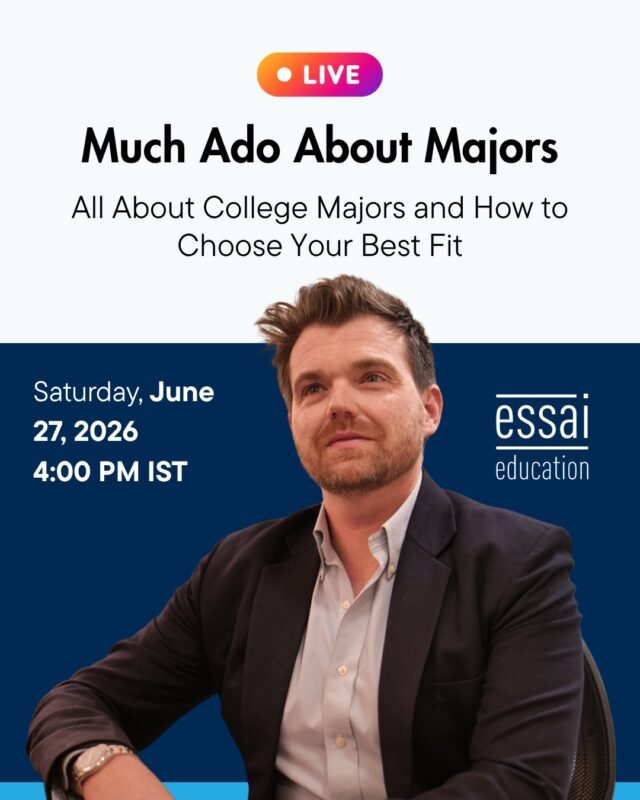 To study or not to study? That is not the question. The real question is: are you choosing a major, or are you actually building one?

Most high school students think a college major is just a pre-packaged box you check on your application. But if you want to stand out to top-tier universities, you need to write your own script.

Join Nicholas Henderson live as he breaks down how to turn independent research, deep-dive writing, and strategic summer work into a standout academic niche that colleges can’t ignore.

🗓️ Saturday, June 27, 2026
⏰ 4:00 PM IST
📍 Live right here on Instagram

Drop your target majors in the comments below!

#CollegeAdmissions #HighSchoolResearch #CollegePrep #MuchAdoAboutMajors #StudyGram #IvyLeaguePrep