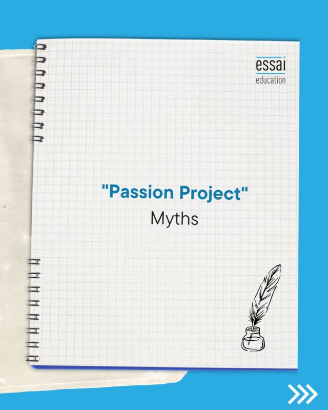 The passion project has become a checkbox, and admissions officers know exactly what a checkbox looks like.

The ones that work aren't the ones with the best branding.

They're the ones with evidence behind them: work that took time, output someone else used, and a clear line back to whatever you say you care about in your essay.

If you started it in the summer before Grade 12 because a counsellor told you to, it will read that way.

Go deeper on something you already do instead.
#PassionProject #ProfileBuilding #CollegeAdmissions #Extracurriculars #HighSchoolStudents #StudyAbroad #EssaiEducation