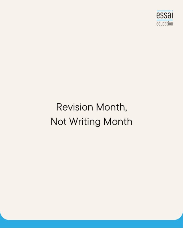 If your essay draft still isn't finished by October, that's not necessarily a red flag, but if it hasn't moved past a first draft, that is. By this point in the cycle, the writing phase should largely be behind you. October is when the real differentiation happens: revision.

A first draft gets the story down. Revision is where that story becomes sharp, specific, and genuinely reflective of the student's voice rather than a generic version of an interesting experience.

This is the stage where vague sentences get cut, where a strong opening actually earns its place, and where an essay stops sounding like "what an admissions officer wants to hear" and starts sounding like an actual person.

We put every essay through multiple structured editorial rounds precisely because a single read-through never catches everything. Strategic coherence, voice, clarity, and submission readiness each need their own dedicated pass, not one rushed final look before the deadline.

If your essay still feels like a rough draft in mid-October, it's not too late, but it is time to move from writing mode into revision mode.

#EssayWriting #CommonApp #CollegeEssay #ApplicationSeason #WritingTips #EssaiEducation #AdmissionsEssay