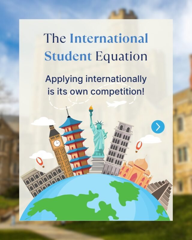 Applying as an international student is a different process altogether.

Universities consider factors beyond academics, including financial aid policies, regional balance, and cohort limits.

This means the admissions landscape looks very different compared to domestic applicants.

Understanding these constraints early helps you build a smarter and more realistic college list.

Clarity here can prevent a lot of unnecessary risk later.

#InternationalStudents #StudyAbroad #Essai #AdmissionsStrategy #GlobalEducation