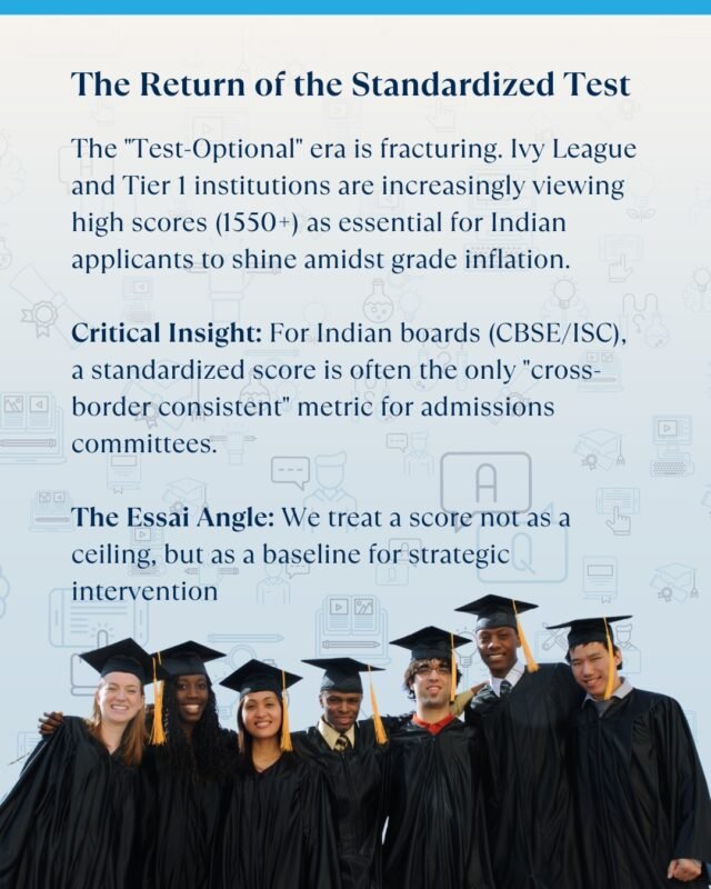 Recent data shows a dip in outbound higher education applications, but this does not mean admissions have become easier.

Instead, universities are becoming more selective about intent and seriousness.

Casual applications are filtered out quickly.

Strong candidates stand out through preparation, clarity, and academic direction rather than volume.

#AdmissionsTrends #StudyAbroadIndia #CollegeCompetition #StrategicApplications #EssaiApproach