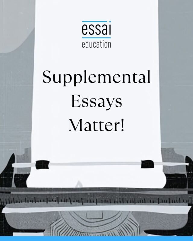 Supplemental essays show fit. 

Our data reveals that strong supplements increase Tier-0 admits by 3.2x. 

They’re not short answers — they’re your chance to prove you and the university are a natural match.

#SupplementalEssays #EssaiEducation #CollegeApplications #AdmissionsTips #IvyLeague
