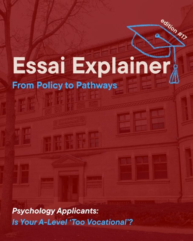 Not all A-Levels are equally accepted for psychology programs, especially in the Netherlands.

Checking subject eligibility early avoids disqualification later.

#PsychologyAdmissions #ALevelChoices #StudyInNetherlands #AcademicPlanning #EssaiInsights