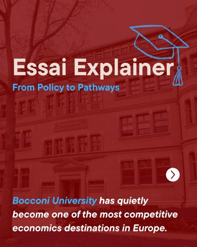 Interviews offer an opportunity to translate a written profile into a dynamic conversation. Selective universities use interviews to gauge intellectual spontaneity, communication clarity, and personal maturity.

A strong interview moves beyond reciting achievements to engaging with ideas comfortably.

Essai’s preparation modules feature mock interview simulations conducted by experienced advisors to help students build confidence and articulacy.

🔗 Prepare for your university interviews. Sign up for a mock session via the link in our bio.

#CollegeInterview #AlumniInterview #PublicSpeaking #CommunicationSkills #AdmissionsPrep #HighSchoolStudents #EssaiPrep